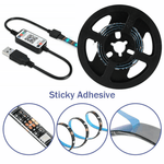 5V RGB LED Strip Lights IP65 Waterproof 5050 5M 10M 20M 300 LEDs USB Bluetooth