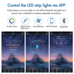 5V RGB LED Strip Lights IP65 Waterproof 5050 5M 10M 20M 300 LEDs USB Bluetooth