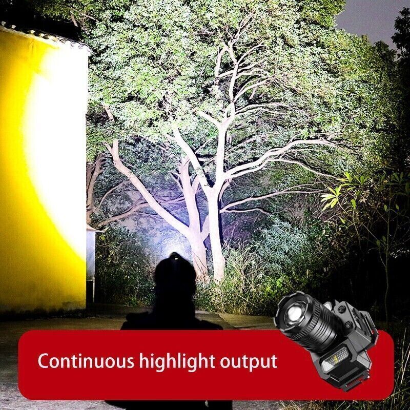 900000LM LED Headlamp Rechargeable Headlight Zoomable Head Torch Lamp Flashlight - 767248957601 Toy Chest Australia 4