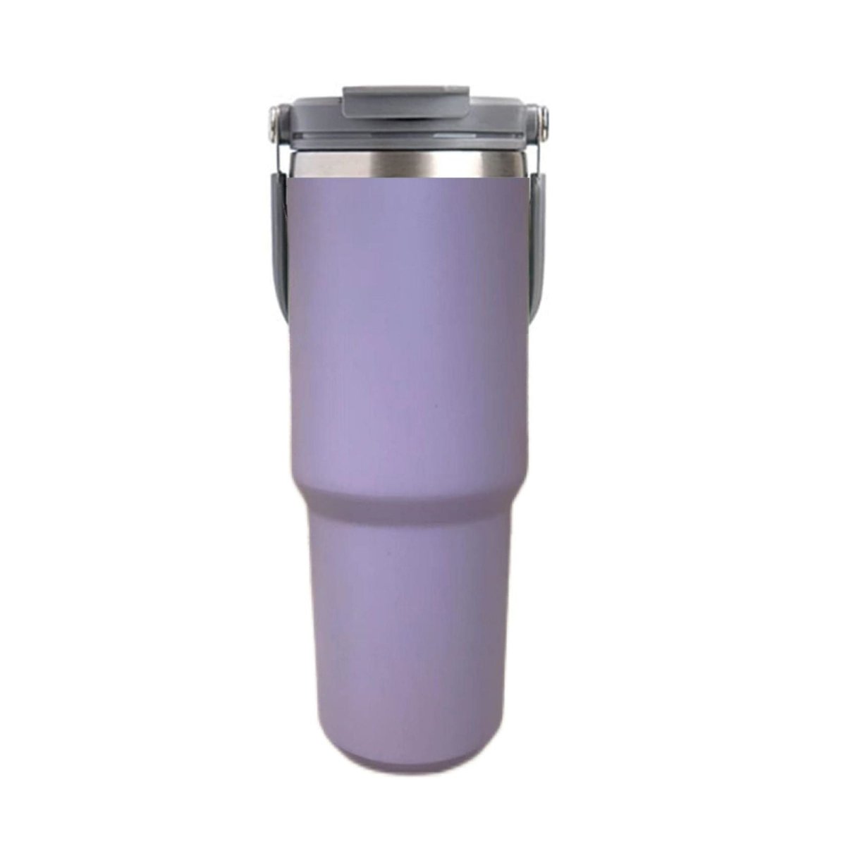750ML Purple Stainless Steel Travel Mug with Leak - proof 2 - in - 1 Straw and Sip Lid, Vacuum Insulated Coffee Mug for Car, Office, Perfect Gifts, Keeps Liquids Hot or Cold