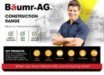 BAUMR - AG Wall Chaser and Vacuum Combo Concrete Dust Collector Chasing Machine