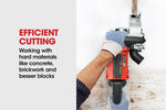 BAUMR - AG Wall Chaser and Vacuum Combo Dust Collector Concrete Chasing Machine