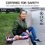 BULLET SX - 2000 Hoverboard Scooter, 500W Brushless, Superior Self Balancing System, UL Certified, LED Lights, Pink Camo