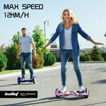 BULLET SX - 2000 Hoverboard Scooter, 500W Brushless, Superior Self Balancing System, UL Certified, LED Lights, Pink Camo