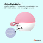 Mini Karaoke Machine and 2x Wireless Microphones Portable Bluetooth Speaker Pink - 9352827082754 Toy Chest Australia 5