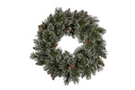 Christabelle 61cm Christmas Wreath Cashmere Pine with LED Lights Front Door Decoration Ornament