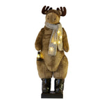 Christabelle 1.5m Musical LED Animated Christmas Moose Decoration Light - Up Lantern Ornament