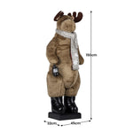 Christabelle 1.5m Musical LED Animated Christmas Moose Decoration Light - Up Lantern Ornament