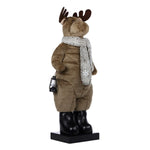 Christabelle 1.1m Musical LED Animated Christmas Moose Decoration Light - Up Lantern Ornament