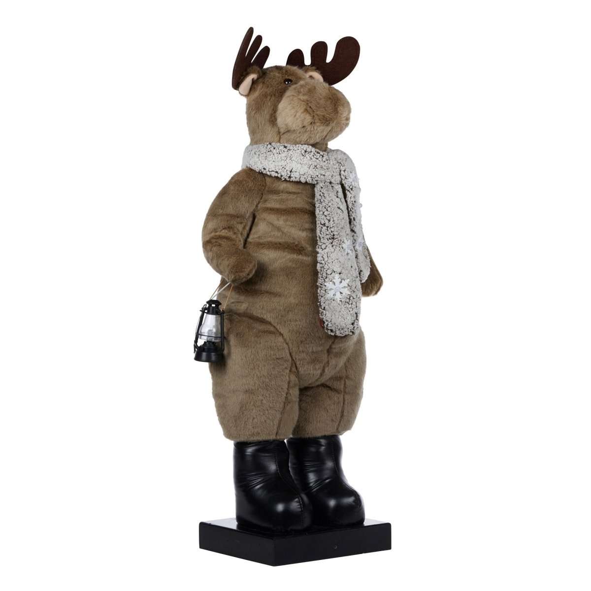 Christabelle 1.1m Musical LED Animated Christmas Moose Decoration Light - Up Lantern Ornament