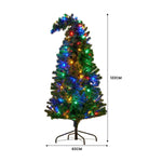 Christabelle Bad Santa 1.2m Curved Multicolour Pre - Lit Christmas Tree with 550 Tips