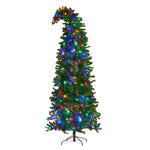 Christabelle Bad Santa 2.3m Curved Multicolour Pre - Lit Christmas Tree with 1240 Tips