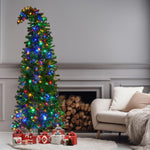 Christabelle Bad Santa 2.3m Curved Multicolour Pre - Lit Christmas Tree with 1240 Tips
