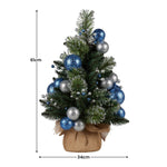 Christabelle 61cm Blue Collection Pre - Lit Tabletop Christmas Tree