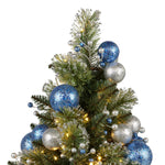 Christabelle 61cm Blue Collection Pre - Lit Tabletop Christmas Tree