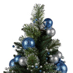 Christabelle 61cm Blue Collection Pre - Lit Tabletop Christmas Tree