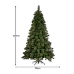 Christabelle 7.5ft Christmas Tree Glittery Gold Pine Led Multi - functional Lights