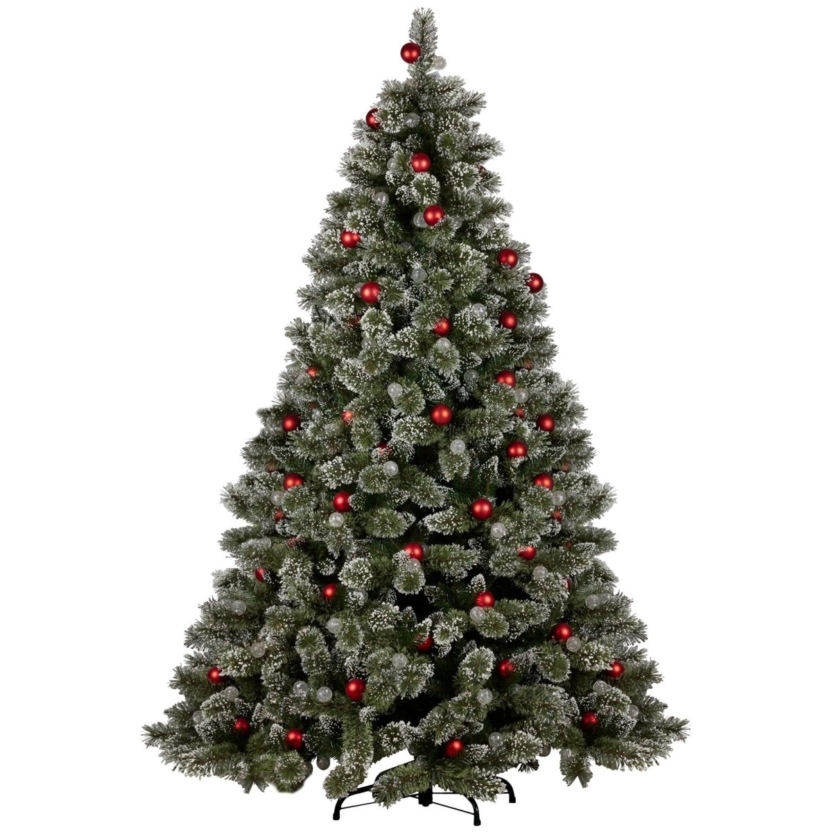 Christabelle Swishmas Snowy Bristle 2.3m Multicolour Pre - Lit Christmas Tree with 1587 Tips