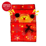 Christabelle Animated Santa Gift Box Led Christmas Tree Decoration Xmas Ornament