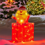 Christabelle 76cm Animated Santa In Chimney Christmas Tree Led Lights Ornament