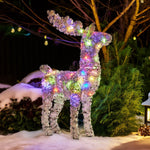 Christabelle 112cm Animated Reindeer Christmas Led Lights Tinsel Xmas Decor