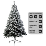 Christabelle Snow - Tipped Artificial Christmas Tree 1.5m - 550 Tips