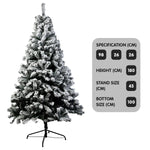 Christabelle Snow - Tipped Artificial Christmas Tree 1.8m - 850 Tips
