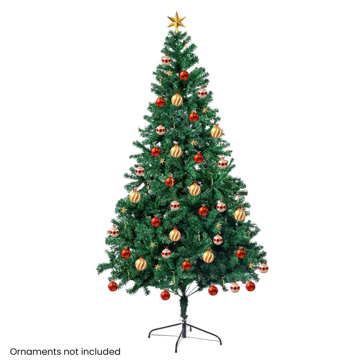 Christabelle Green Christmas Tree 2.1m Xmas Decor Decorations - 1200 Tips