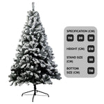 Christabelle Snow - Tipped Artificial Christmas Tree 2.1m 1200 Tips