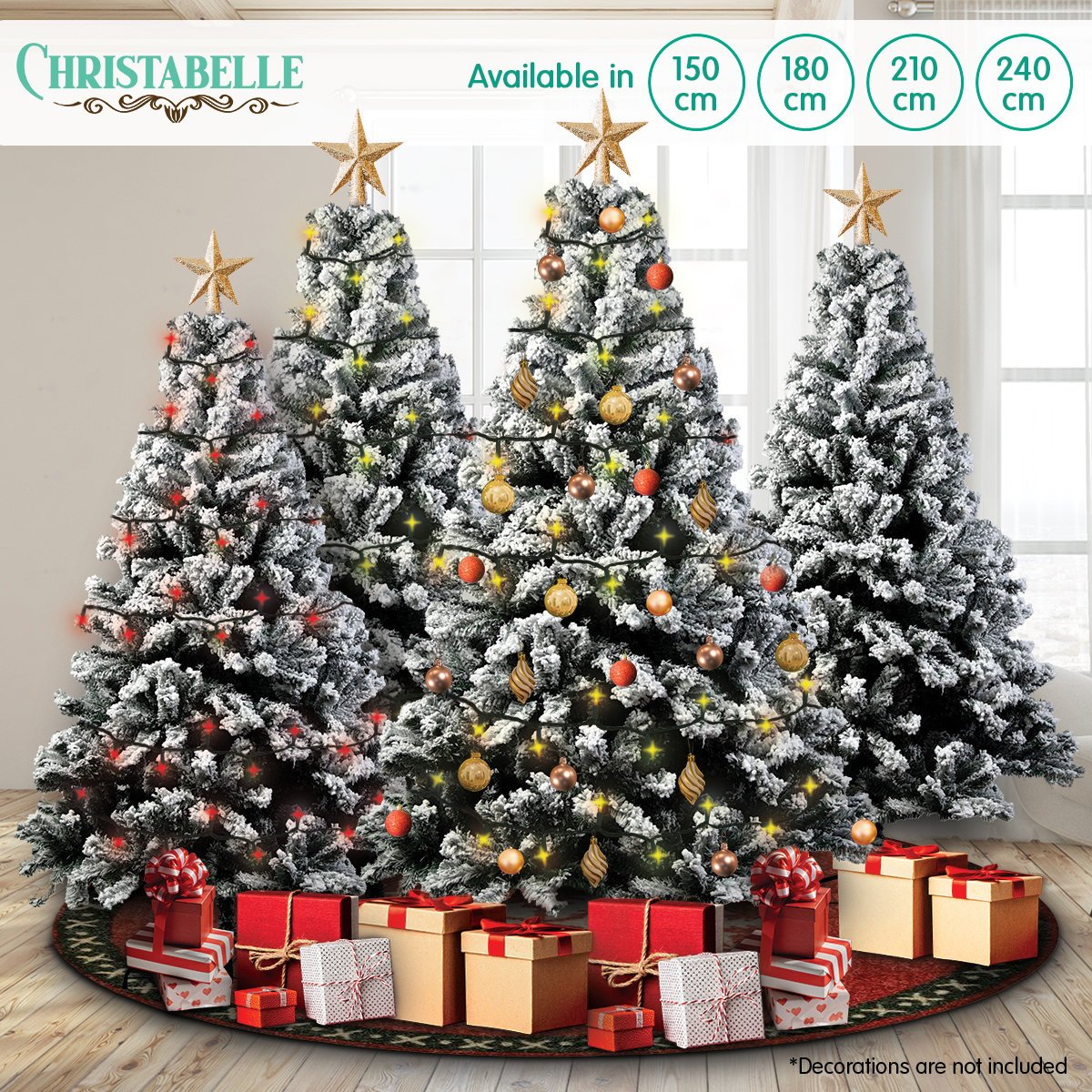 Christabelle Snow - Tipped Artificial Christmas Tree 2.4m 1500 Tips