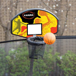 Kahuna Classic 6ft Trampoline Free Ladder Spring Mat Net Safety Pad Cover Round Enclosure Basketball Set - Rainbow - 0706502834944 Toy Chest Australia 8