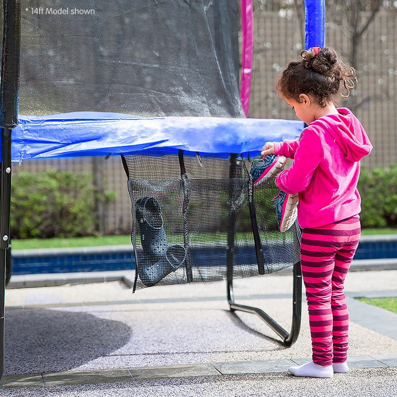 Kahuna 14ft Trampoline Free Ladder Spring Mat Net Safety Pad Cover Round Enclosure - Rainbow - 0706502835446 Toy Chest Australia 6