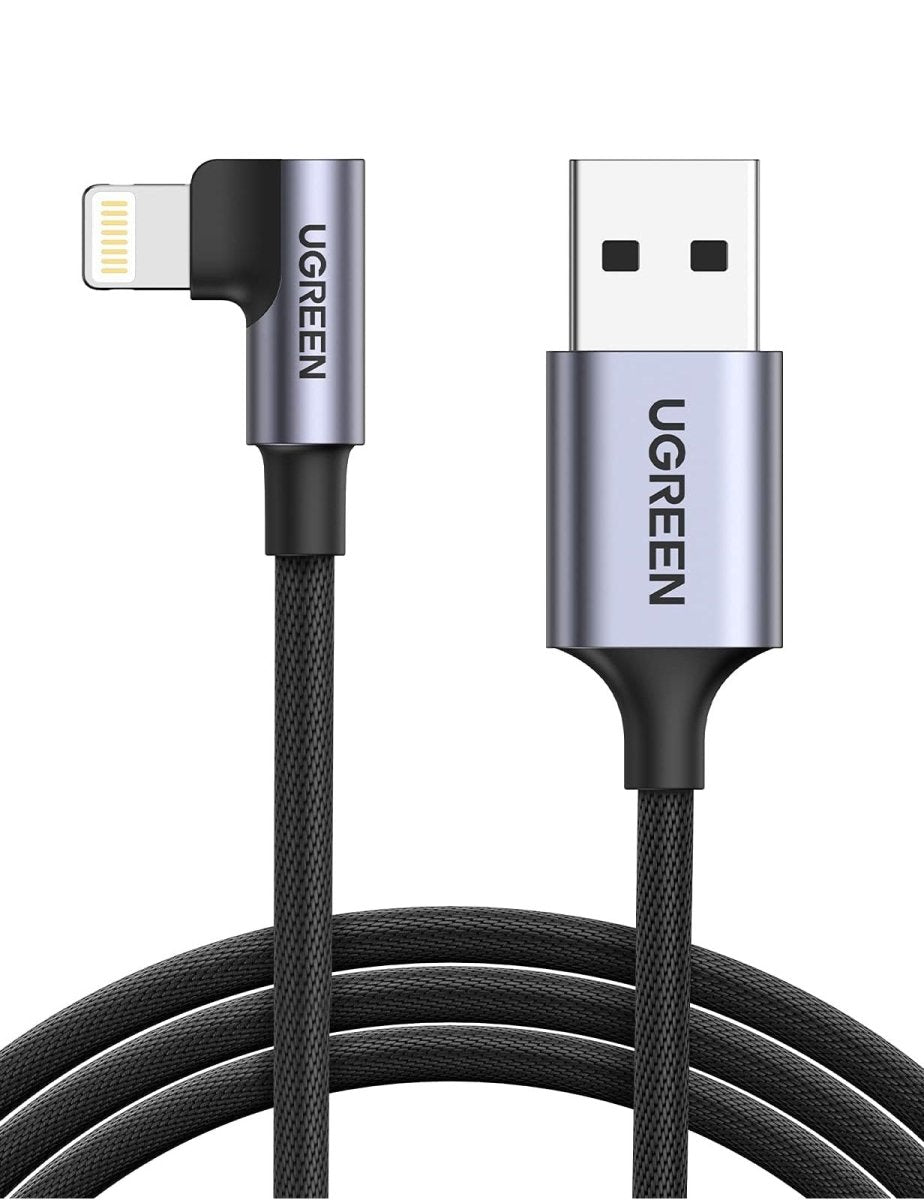 UGREEN 60521 USB - A to 8 - pin 90 Degree Angel Cable 1M