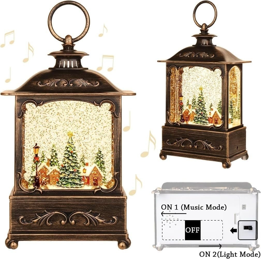 BDI Lamp - LW003 - Snowman Music Lantern Sculpture Christmas
