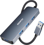 BENFEI USB 3.0 4 - port Hub USB A Splitter Ultra - Slim