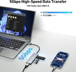 BENFEI USB 3.0 4 - port Hub USB A Splitter Ultra - Slim