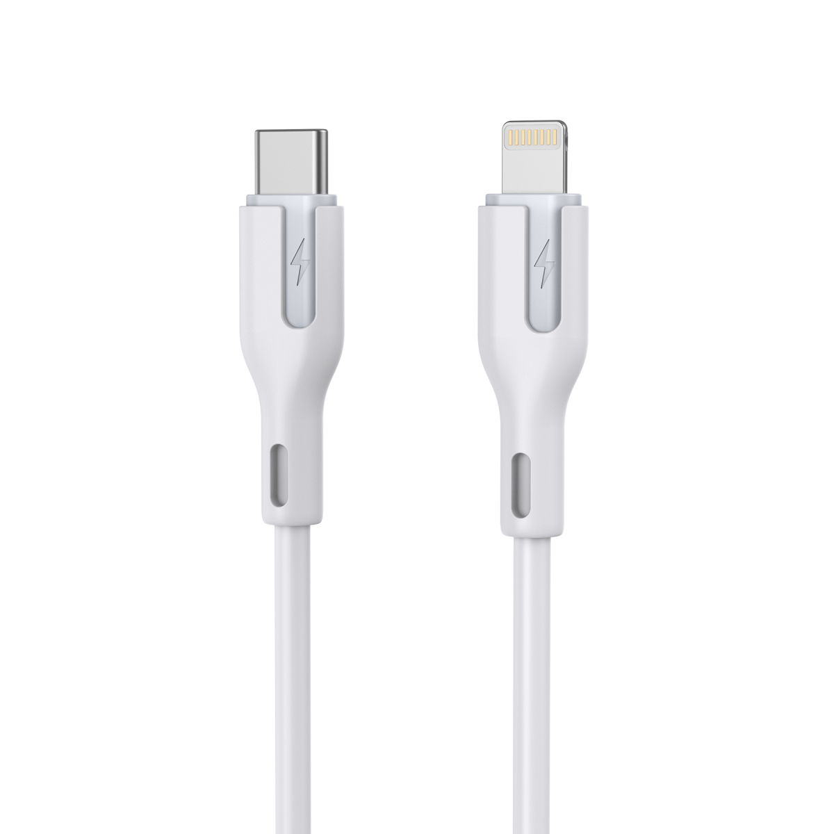 CHOETECH XCL - 0002 Silicone USB - C to L Cable 1m White