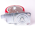 4x 5 inch Industrial Swivel Brake Locking Caster Castor Wheels Casters 2x swivel 2x fixed for Cart Furniture Workbench