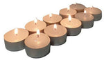 20 Pack Tea Light Candles - White Smokeless Tealights Unscented - 9 Hour Burn Time