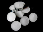 50 Pack Bulk Tea Light Candles - White Smokeless Tealights Unscented - 9 Hour Burn Time