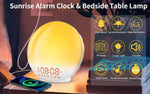 Sunrise Alarm Clock Wake Up Light 7 Sounds, Dual Alarms, Snooze, FM Radio - 9331816489514 Toy Chest Australia 2