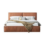 Louis King Bed Frame PU leather KD Slat in Wooden Legs - 9360882004109 Toy Chest Australia 3