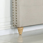Bed Head King Size French Provincial Headboard Upholsterd Fabric Beige - 2100622203419 Toy Chest Australia 5