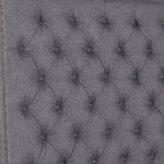 Bed Head King Size French Provincial Headboard Upholsterd Fabric Charcoal - 2100622203426 Toy Chest Australia 2