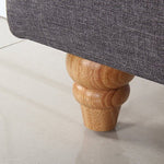 Bed Head King Size French Provincial Headboard Upholsterd Fabric Charcoal - 2100622203426 Toy Chest Australia 3