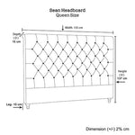 Bed Head Queen Size French Provincial Headboard Upholsterd Fabric Beige - 2100622203433 Toy Chest Australia 8