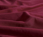 Twin Pack Vintage Washed Microfibre Standard Pillowcase (Burgundy, Standard)