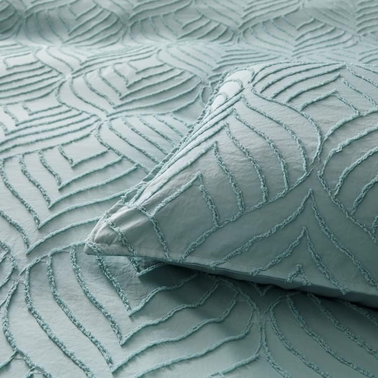 100% Premium Microfibre Tufted Standard Pillowcases - Set of 2 Luxurious Standard Pillow Cover with Elegant Design - Sage - 9728820213042 Toy Chest Australia 2