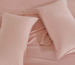 Twin Pack Vintage Washed Microfibre Standard Pillowcase (Pink, Standard)