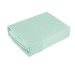 Ramesses 1000TC American Pima Cotton Narrow Stripe Sheet Set Ice Blue King